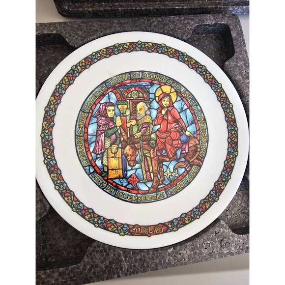Henri D'arceaul & Fils Noel Collector Plate 1977 Noel Limoges France Collectible